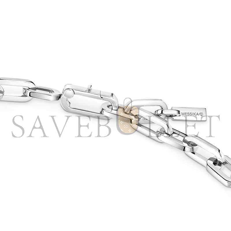 Mes1kaa paris move link pavÉ white gold d1am0nd necklace 14042-wg